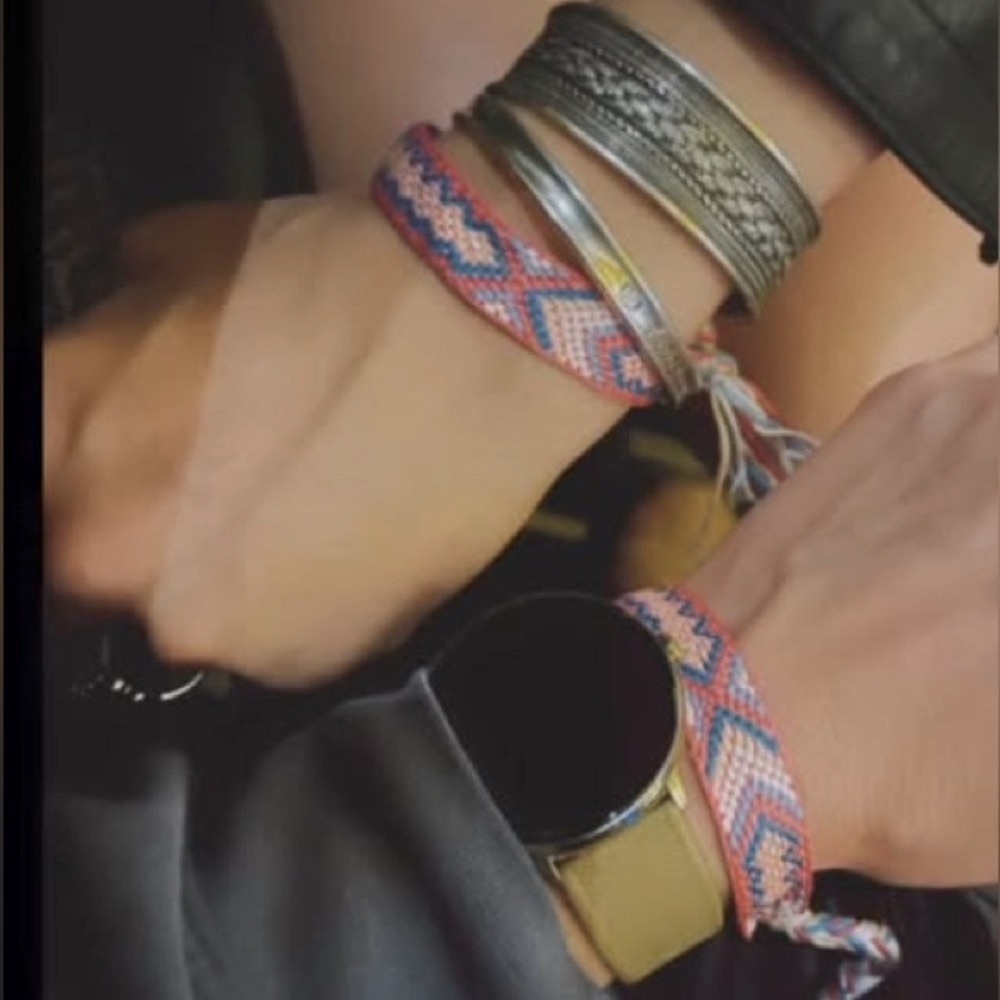 New pink friendship bracelet y2k style taylor swift